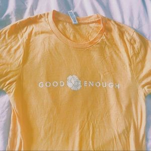 Nathan Zed Good Enough yellow shirt